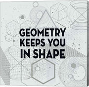 Geometry Keeps You In Shape Light Pattern by Color Me Happy