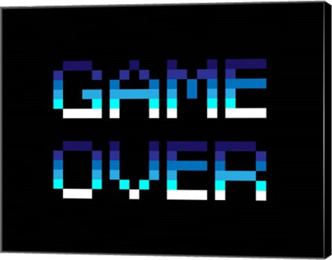 Game Over  - Blue by Color Me Happy