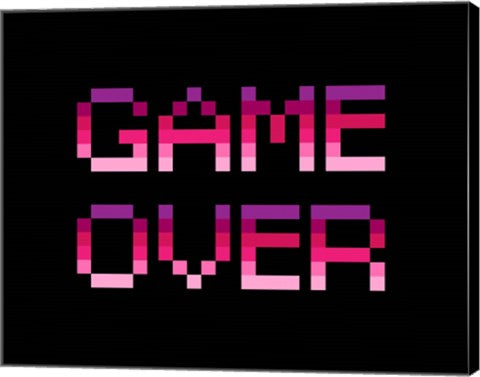 Game Over  - Purple by Color Me Happy
