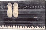 Ballet Shoes And Piano Old Photo Style Dust and Scratches by Color Me Happy