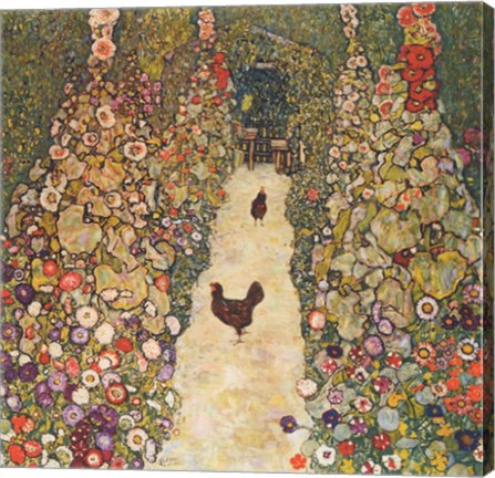 Garden Path with Chickens, 1916 by Gustav Klimt