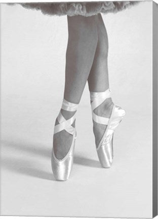 Dancing En Pointe Black and White by Color Me Happy