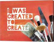 I Was Created To Create Painter Orange by Color Me Happy