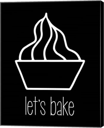 Let's Bake - Dessert V Black by Color Me Happy