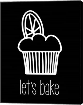 Let's Bake - Dessert IV Black by Color Me Happy