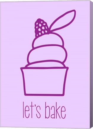 Let's Bake - Dessert III Purple by Color Me Happy