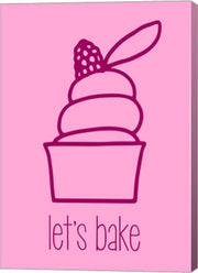 Let's Bake - Dessert III Pink by Color Me Happy