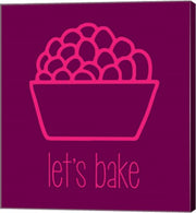 Let's Bake - Dessert II Magenta by Color Me Happy