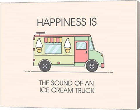 Ice Cream Truck Green by Color Me Happy