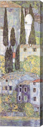 Chiesa a Cassone (detail) by Gustav Klimt
