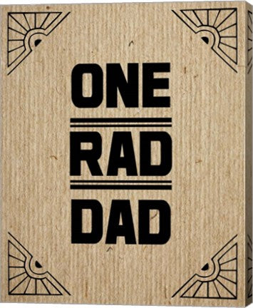 One Rad Dad - Brown Cardboard by Color Me Happy