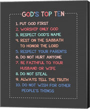 God's Top Ten Stitch Border - Pink by Inspire Me