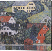 Houses at Unterach on the Attersee by Gustav Klimt