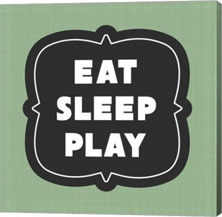 Eat Sleep Play Football - Green Part II by Sports Mania