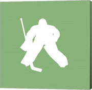 Hockey Player Silhouette - Part II by Sports Mania