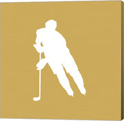 Hockey Player Silhouette - Part IV by Sports Mania