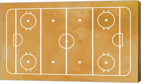 Ice Hockey Rink Yellow Paint by Sports Mania