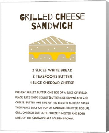 Grilled Cheese Sandwich Recipe White by Color Me Happy
