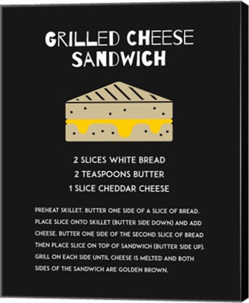 Grilled Cheese Sandwich Recipe Black by Color Me Happy
