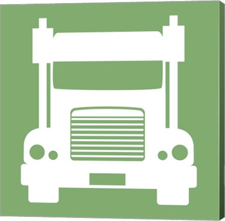 Front View Trucks Set II - Green by Color Me Happy