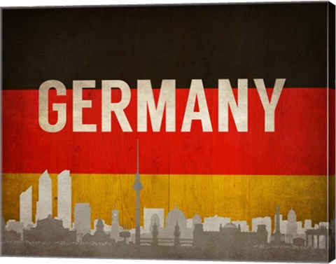 Berlin, Germany - Flags and Skyline by Take Me Away