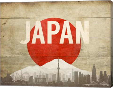 Tokyo, Japan - Flags and Skyline by Take Me Away