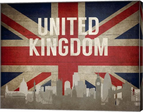 London, United Kingdom - Flags and Skyline by Take Me Away