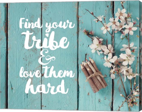 Find Your Tribe - Flowers and Pencils by Color Me Happy