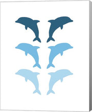 Leaping Dolphins - Blue by Color Me Happy