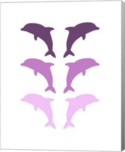 Leaping Dolphins - Purple by Color Me Happy