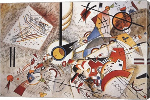 Bustling Aquarelle c1923 by Wassily Kandinsky