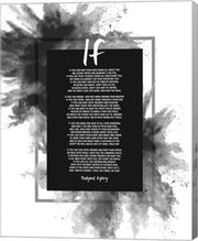 If by Rudyard Kipling - Powder Explosion Gray by Quote Master