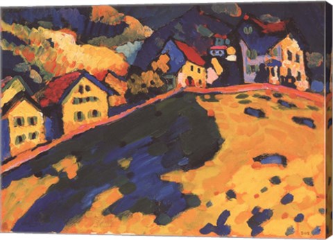Houses on a Hill, 1909 by Wassily Kandinsky