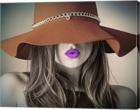 Vintage Fashion - Brown Hat by Color Me Happy