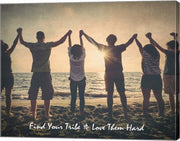 Find Your Tribe - Joined Hands by Color Me Happy