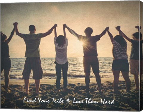 Find Your Tribe - Joined Hands by Color Me Happy