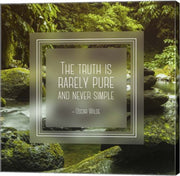 The Truth is Rarely Pure - Forest and Stream by Quote Master
