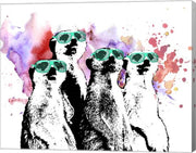 Hip Family Portrait - Aqua Glasses by Color Me Happy