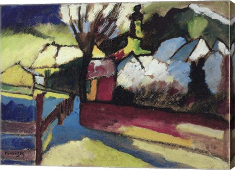 Herbstlandschaft mit Baum (1910) by Wassily Kandinsky