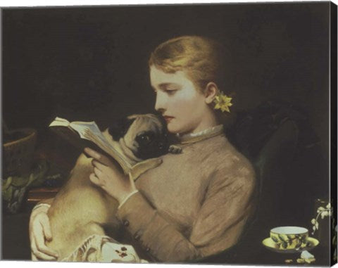 Blond and Brunette, 1879 by Charles Burton Barber