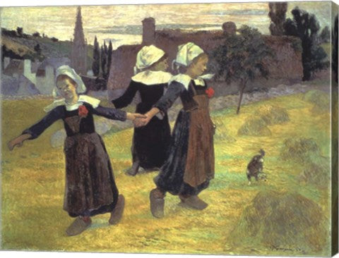 Breton Girls, 1888 by Paul Gauguin