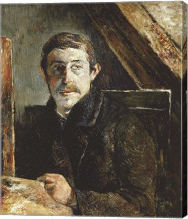 Gauguin Behind an Easel by Paul Gauguin