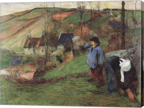 Breton Shepherd by Paul Gauguin