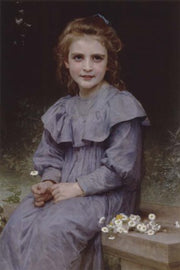 Daises by William Adolphe Bouguereau