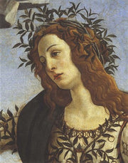 Figure of Minerva (detail) by Sandro Botticelli