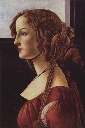 Portrait of Simonetta Vespucci by Sandro Botticelli