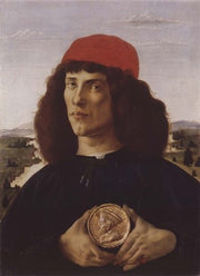 Portrait of a Man with a Medal of Cosimo the Elder by Sandro Botticelli