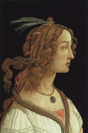 Portrait of a Young Woman, 1485 by Sandro Botticelli