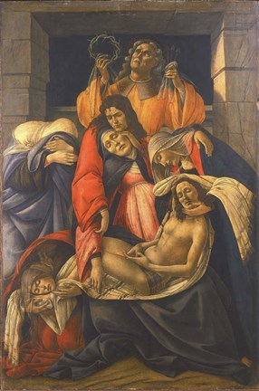 Lamentation Over the Dead Christ by Sandro Botticelli