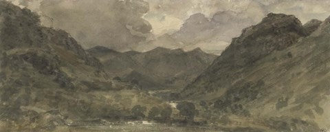 Landscape of Hills and Mountains by John Constable